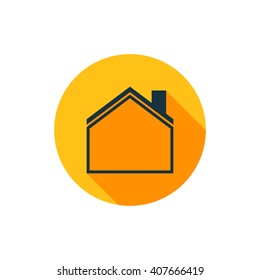 Vector illustration of house icon