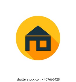 Vector illustration of house icon