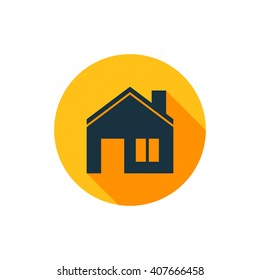 Vector illustration of house icon