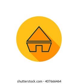 Vector illustration of house icon