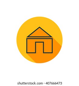 Vector illustration of house icon