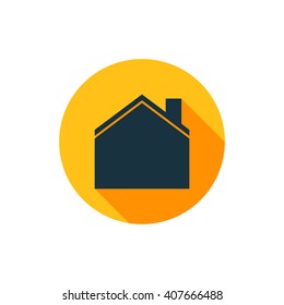 Vector illustration of house icon