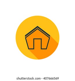 Vector illustration of house icon