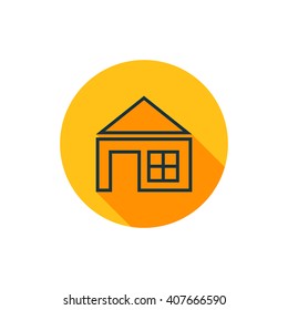 Vector illustration of house icon