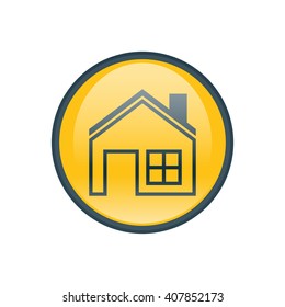 Vector illustration of house icon