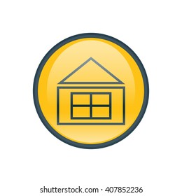 Vector illustration of house icon