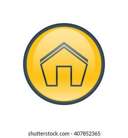 Vector illustration of house icon