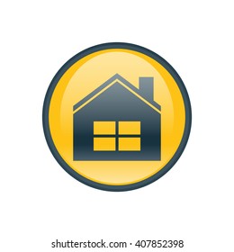 Vector illustration of house icon