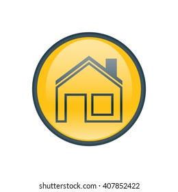 Vector illustration of house icon