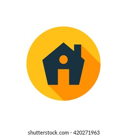 Vector illustration of house icon