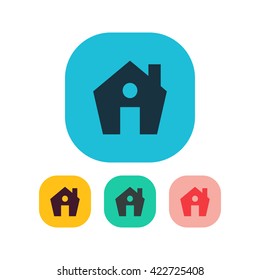 Vector illustration of house icon
