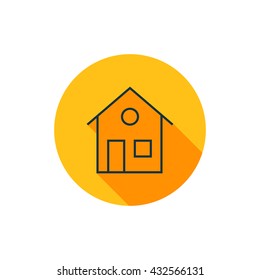 Vector illustration of house icon