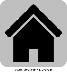 Ilustración vectorial del icono de la casa
