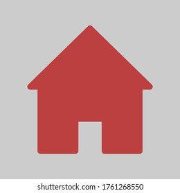 vector illustration of a house icon, can be used as an icon on the website or others.