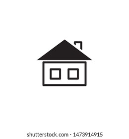   vector illustration, house icon, house symbol