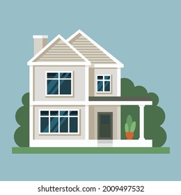 Vector illustration .House project .Design