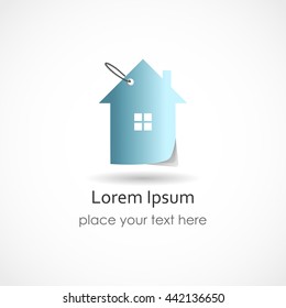 Vector illustration of a House Sticker