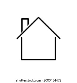 Vector illustration of house symbol.