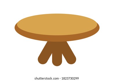 Vector Illustration of a House Terrace Table