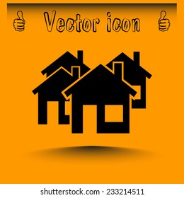 vector illustration of houses