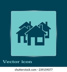 vector illustration of houses