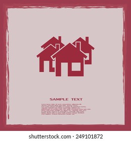 vector illustration of houses