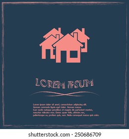 vector illustration of houses