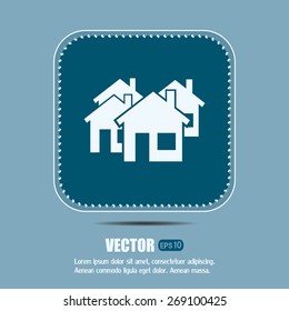 vector illustration of houses