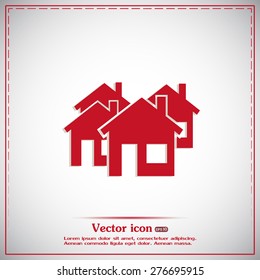 vector illustration of houses