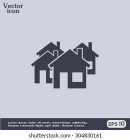 vector illustration of houses