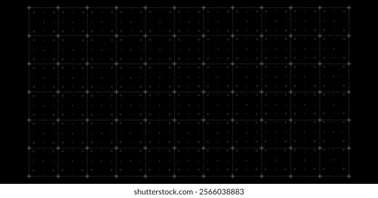 Vector illustration hud grid futuristic technology overlay.