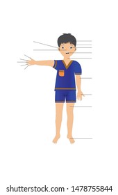 Vector illustration of human body and organs
