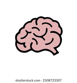 vector illustration of human brain