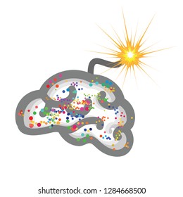 Exploding Brain Images, Stock Photos & Vectors | Shutterstock