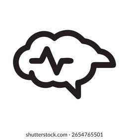 Ilustração vetorial de um ícone de mão humana com um símbolo de coração, um conceito de design para amor e negócios