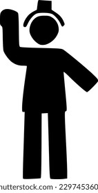 ilustración vectorial del icono humano