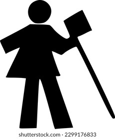 vector illustration of human icon
