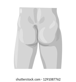 Vector illustration of human and part icon. Set of human and woman vector icon for stock.