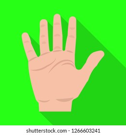 Vector illustration of human and part symbol. Collection of human and woman vector icon for stock.