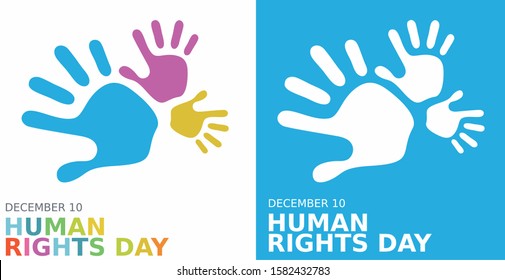 Vector illustration of Human Rights Day