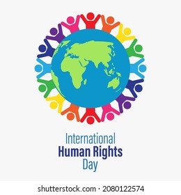 vector illustration for human rights day