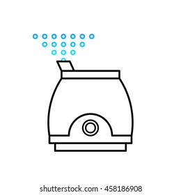 Vector illustration of a humidifier for children's room.