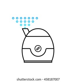 Vector illustration of a humidifier for children's room.