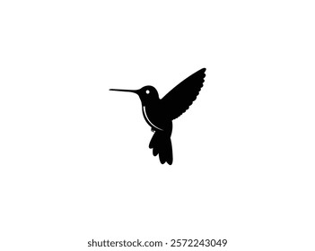 Vector Illustration Of Hummingbird Logo Design