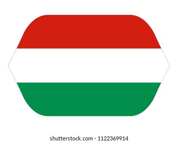 vector illustration of Hungary flag