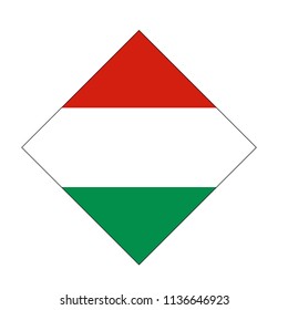 vector illustration of Hungary flag