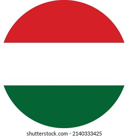 vector illustration of Hungary flag sign symbol