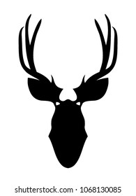 Vector illustration of a Hunting Deer Trophy