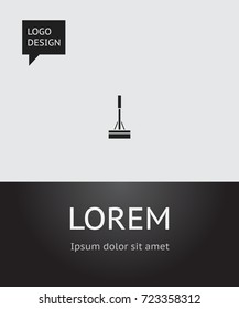 Vector Illustration Of Hygiene Symbol On Swob Icon. Premium Quality Isolated Mopping Element In Trendy Flat Style.