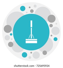 Vector Illustration Of Hygiene Symbol On Swob Icon. Premium Quality Isolated Mopping Element In Trendy Flat Style.